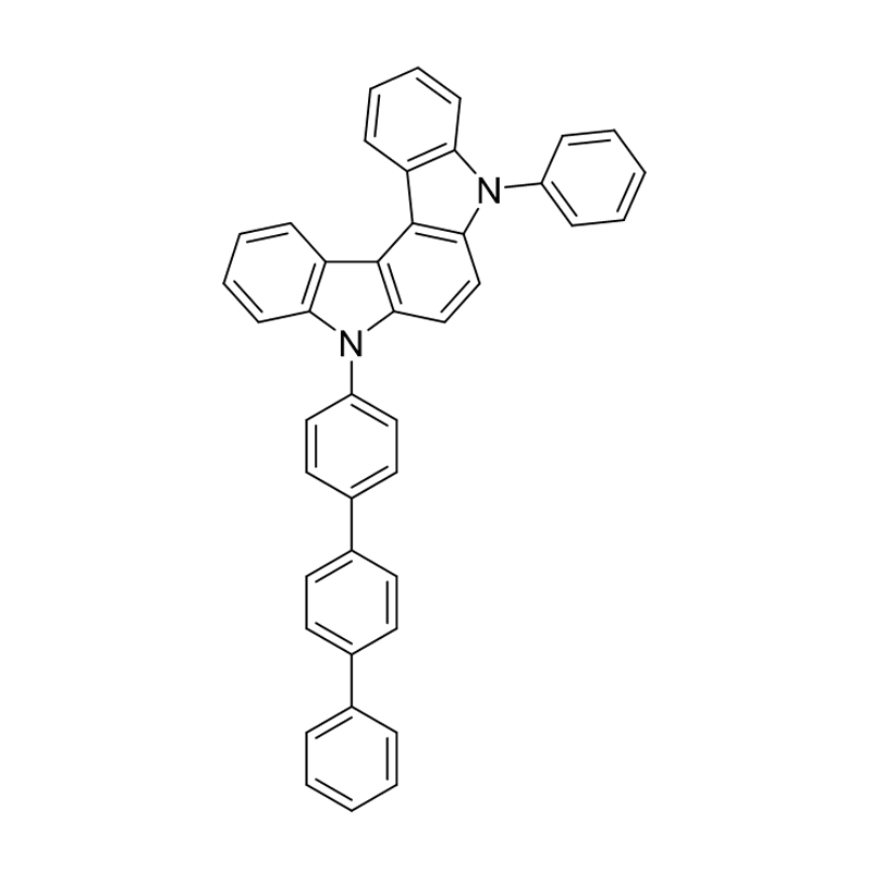 Indolo[2,3-c]carbazolo, 5,8-diidro-5-fenil-8-[1,1′:4′,1′′-terfenil]-4-il-