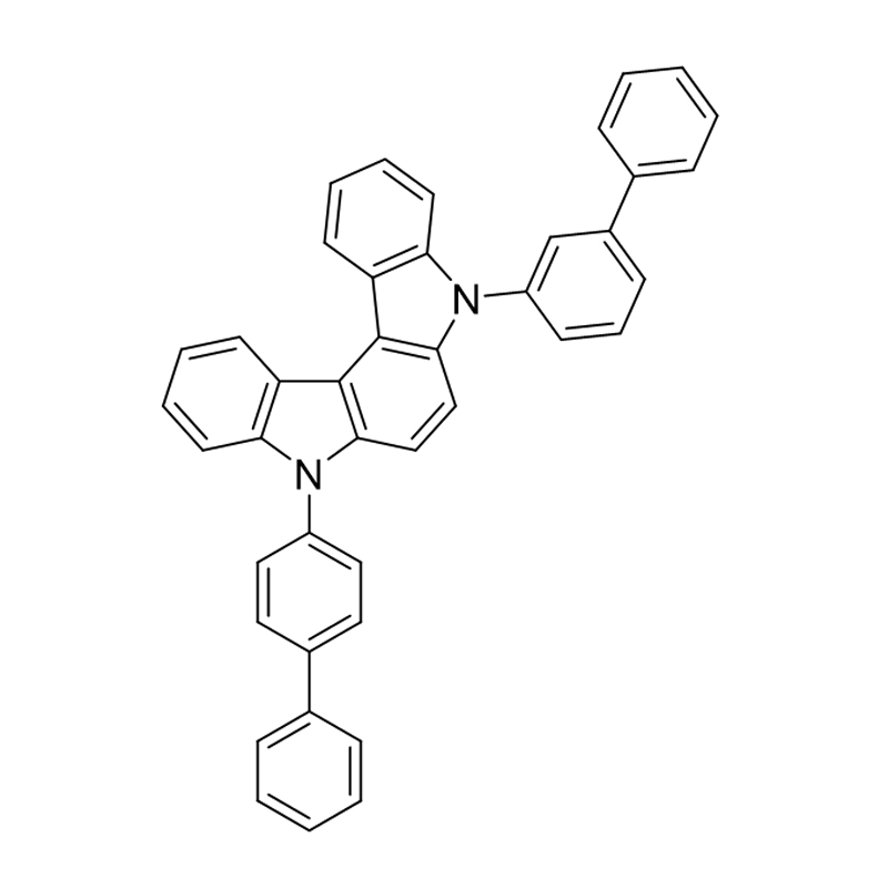 Indolo[2,3-c]carbazolo, 5-[1,1'-bifenil]-3-il-8-[1,1'-bifenil]-4-il-5,8-diidro-